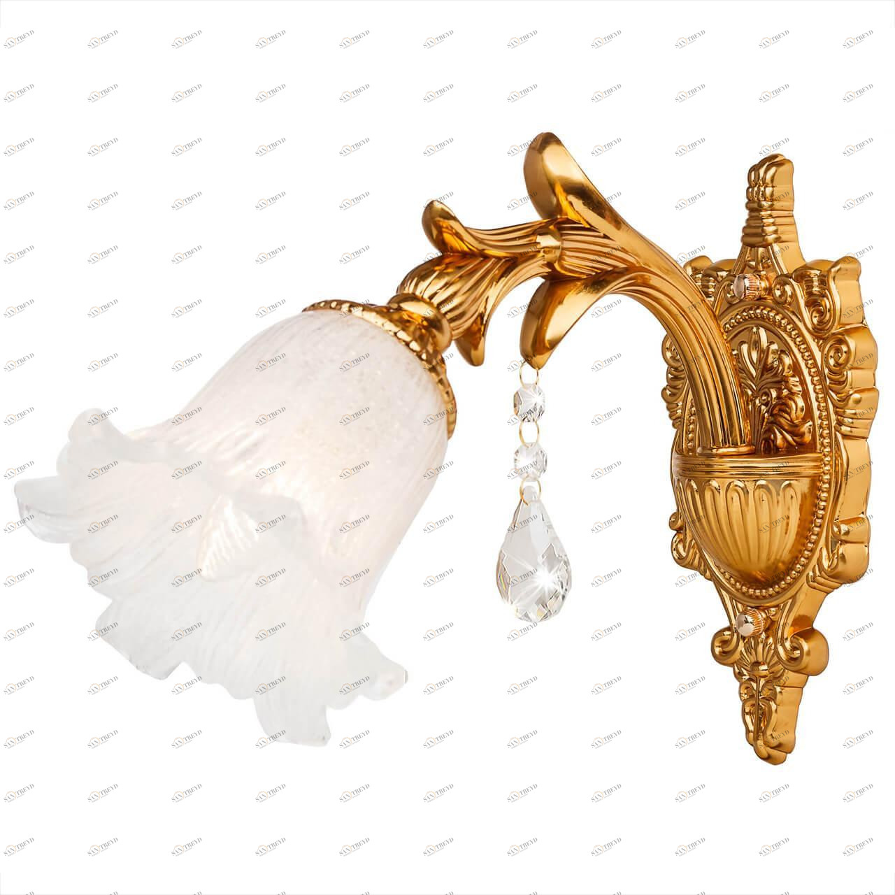 Бра настенное белое Silver Light Gioconda 730.48.1 SILVER LIGHT ФЛОРИСТИКА 00-3928376 Белый 