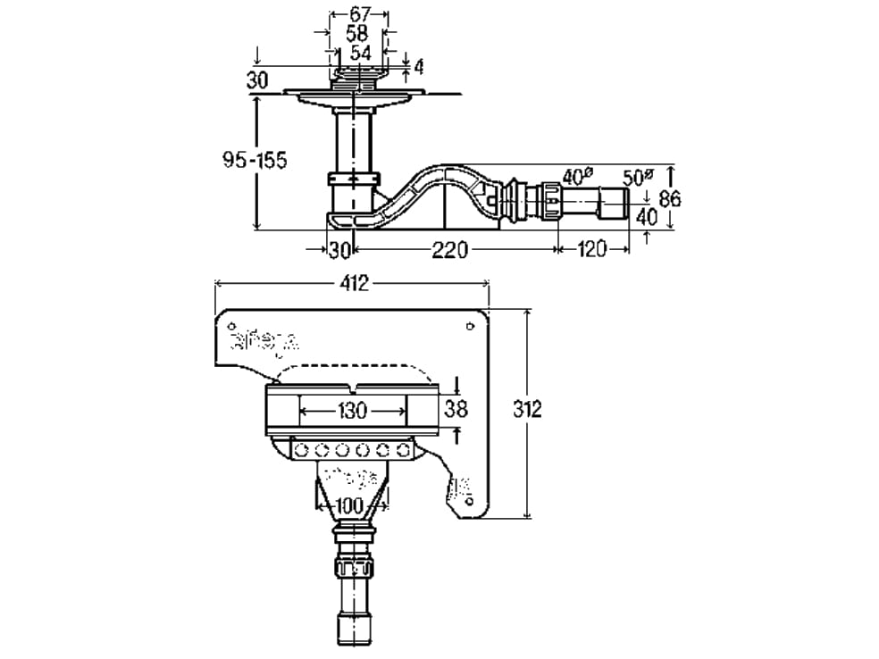 Модульный слив для душа из нержавеющей стали Viega Italia Advantix ARCH-00142740 - Вид №4