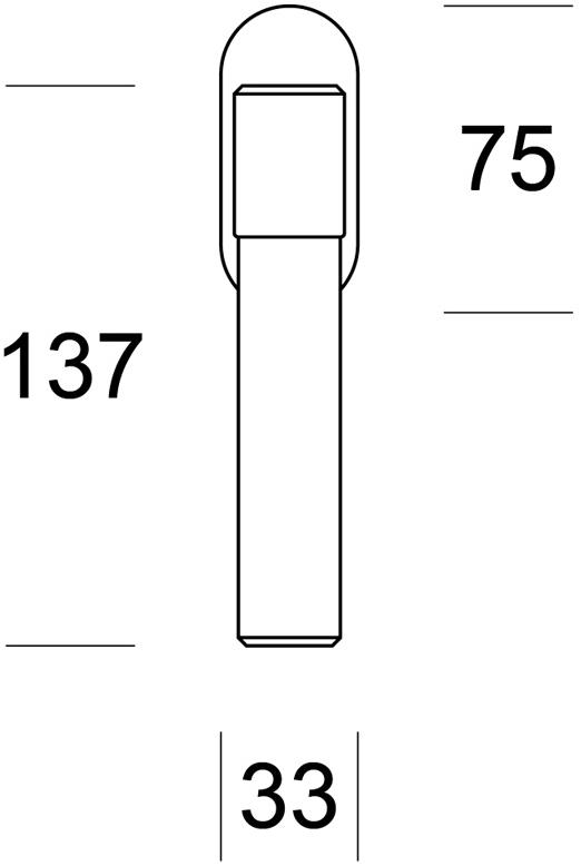 Ento Оконная ручка из латуни dk Ghost 4823bis - Вид №1