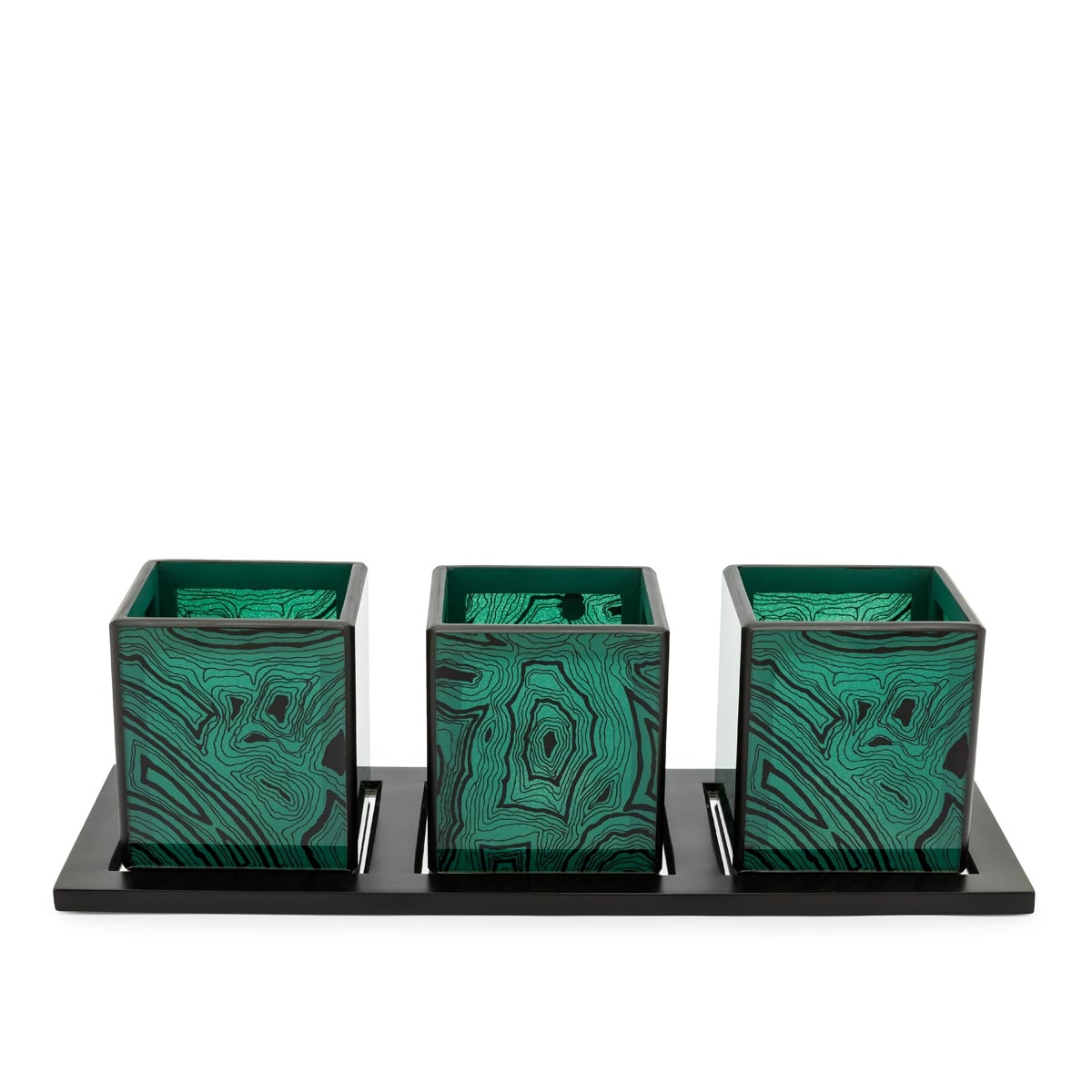 300187-90 ABHIKA СВЕЧА. ПТИЦЫ X3 BLACK  - Вид №2