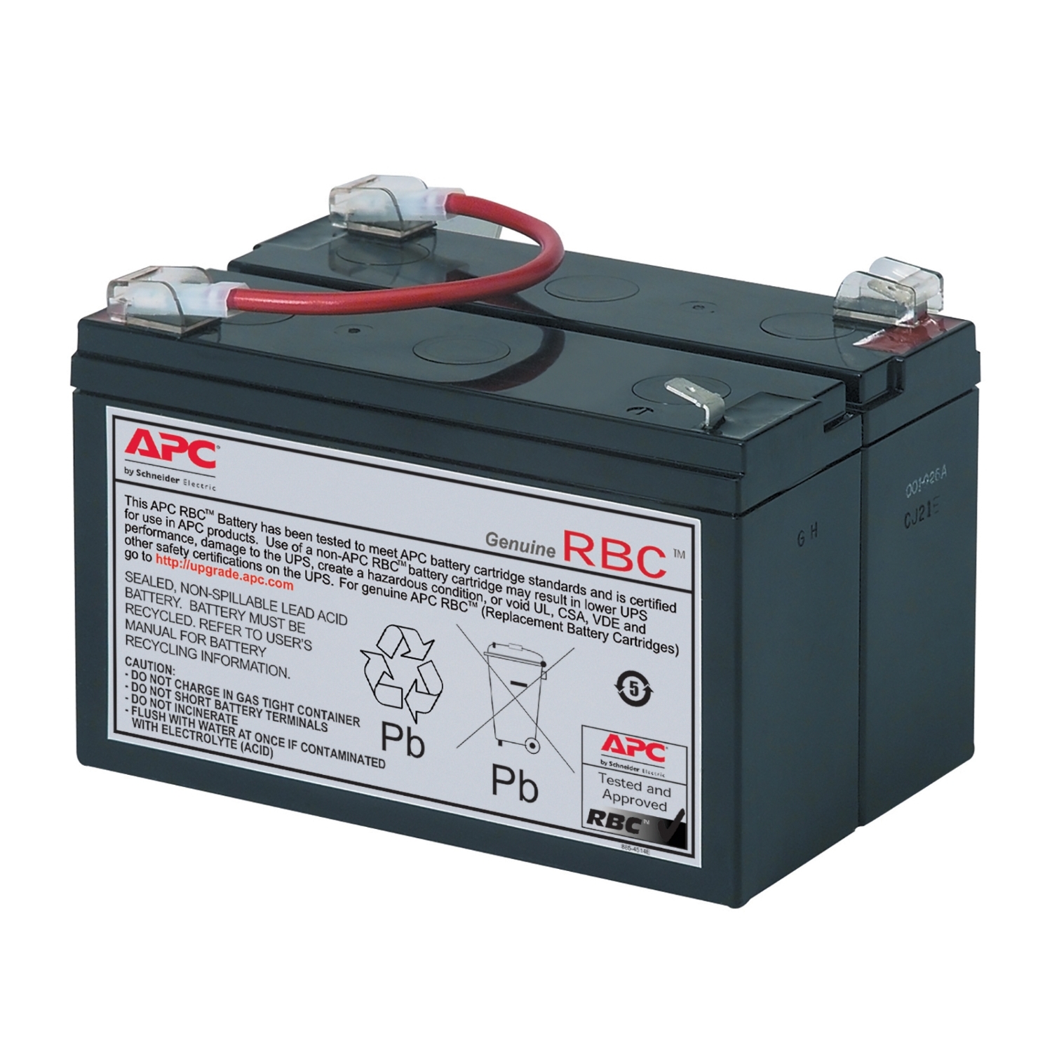RBC3 Сменный батарейный картридж APC №3 со сроком гарантии 2 года Schneider Electric 