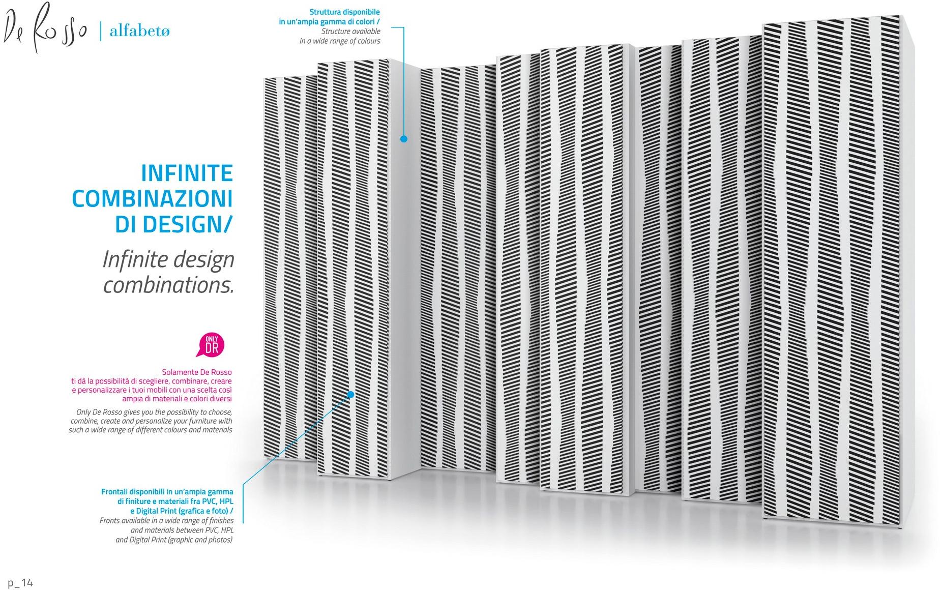 De Rosso Гардероб с распашными дверцами на заказ Alfabeto sun-id-1409319 - Вид №11