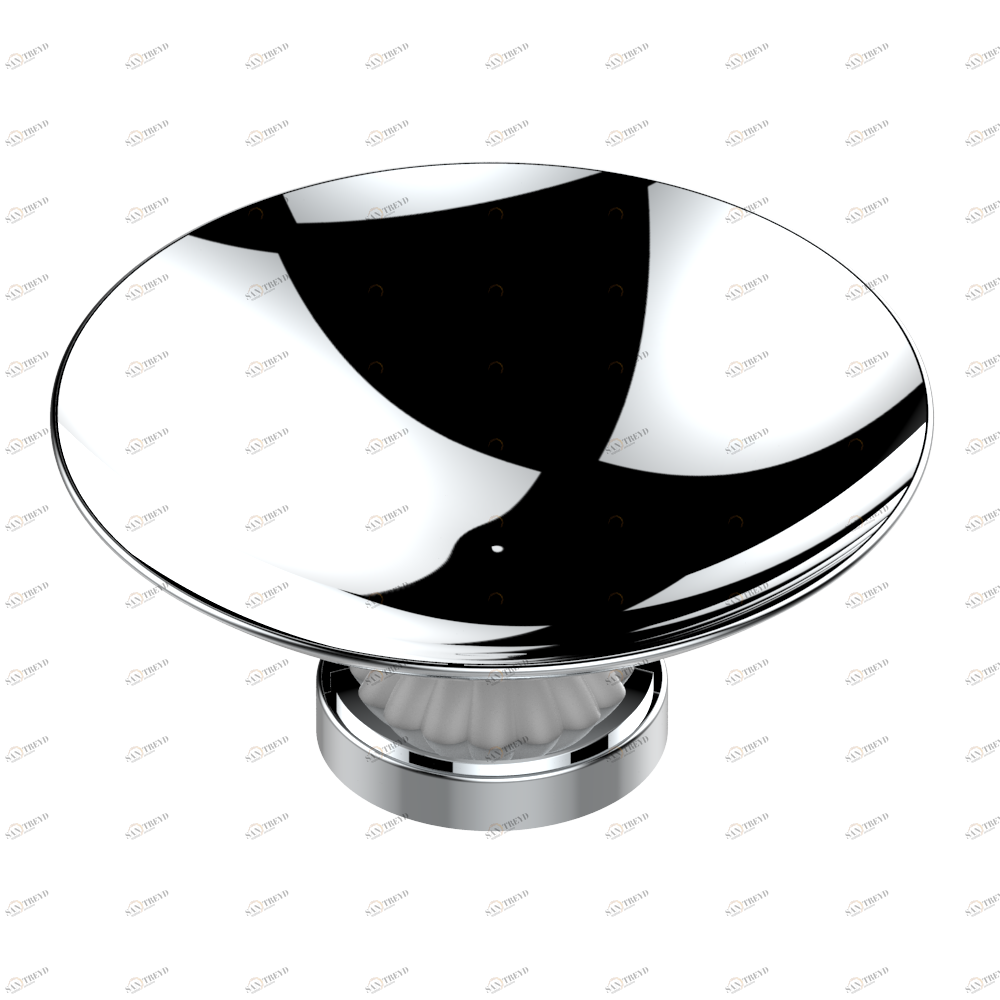 A8M-544GM Мыльница на подставке, диаметр : 150 мм Thg-paris Vogue с малахитом Хром A8M-544GM CAT.A