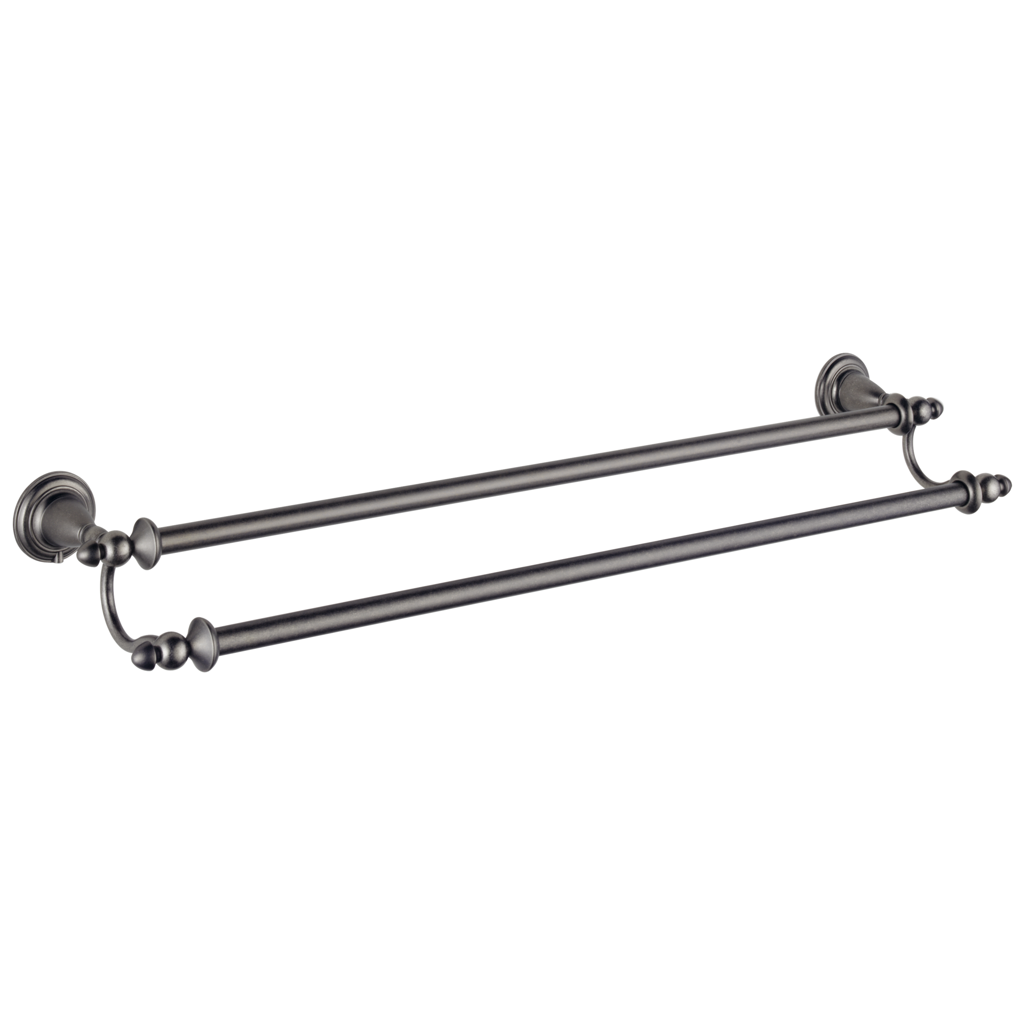 75224-PT 24-дюймовый двойной полотенцесушитель Delta Faucet Victorian Выдержанный оловянный