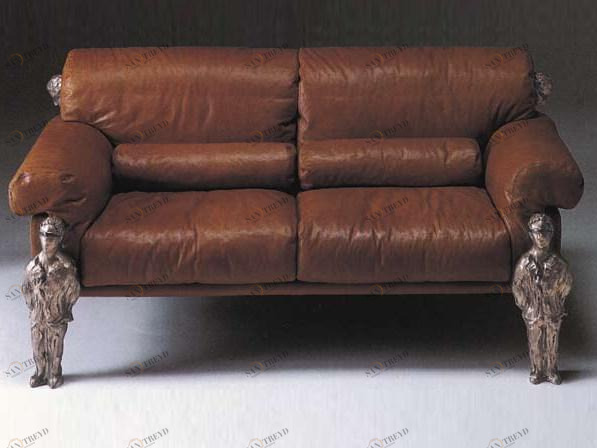 Mirabili 2-х местный кожаный диван Mirabili arte d'abitare sun-id-1371527