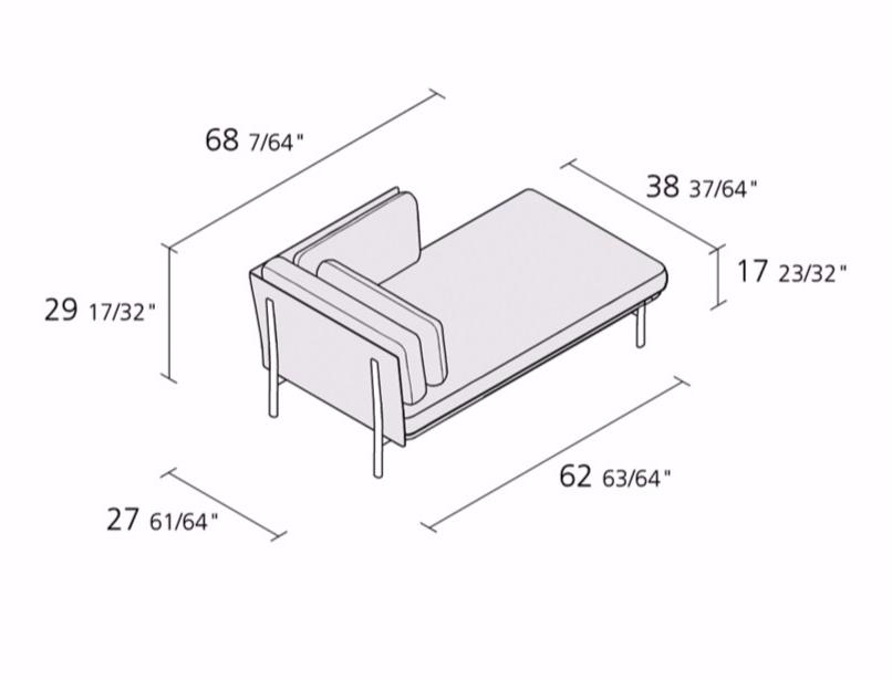 Alias Мягкая кушетка из ткани Twelve sun-id-1450213 - Вид №5