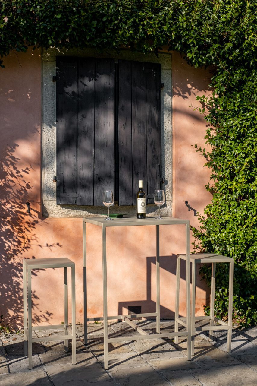 Высокий квадратный садовый стол DRIGANI плоская поверхность ARCH-00024171 - Вид №2