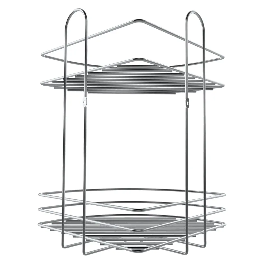 Полка для ванной Lemer Nil 23x34.5 см металл цвет хром 89445827 STLM-2001457 - Вид №6