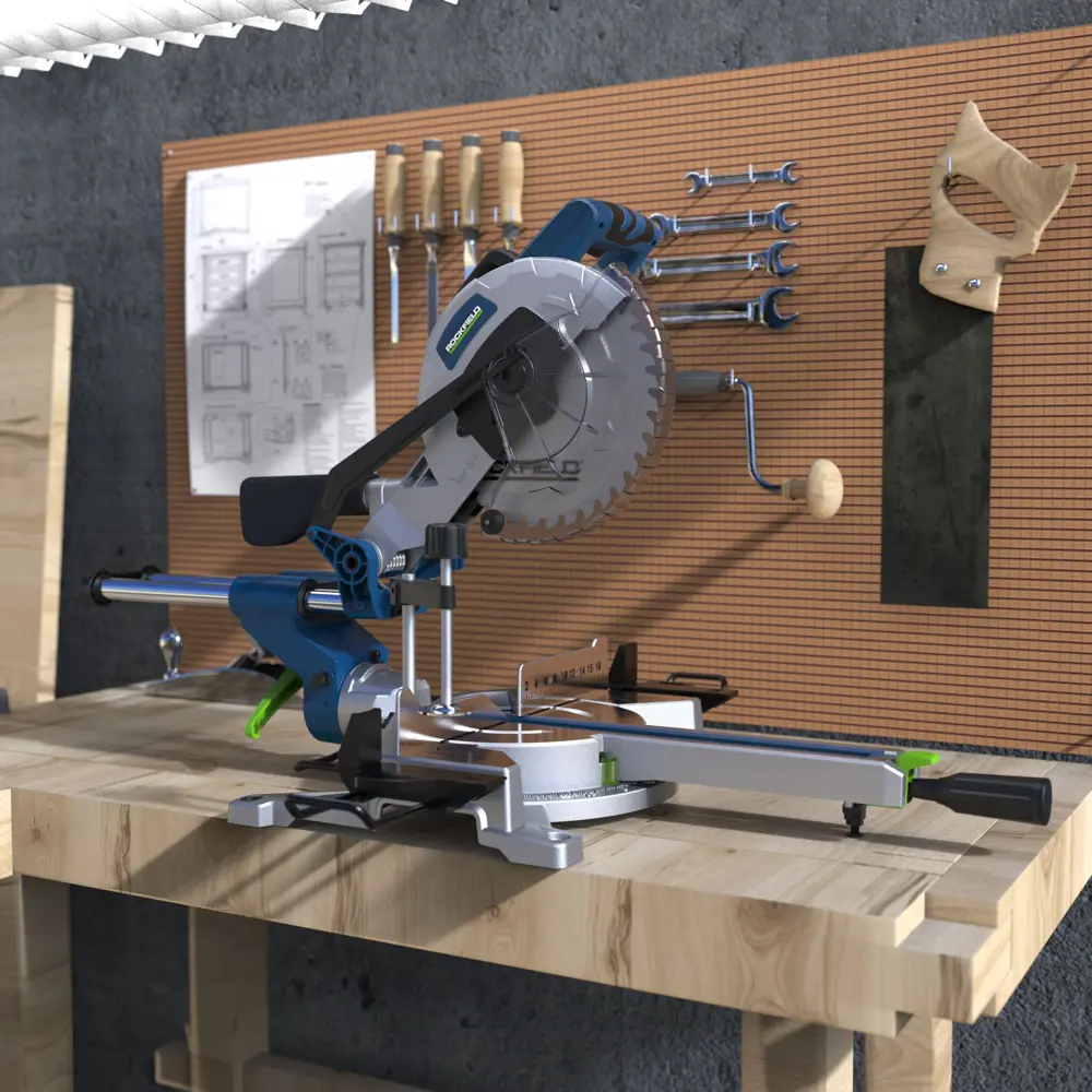 Торцовочная пила Rockfield RF255SMS для точных распилов 89366410 STLM-1325777 - Вид №14