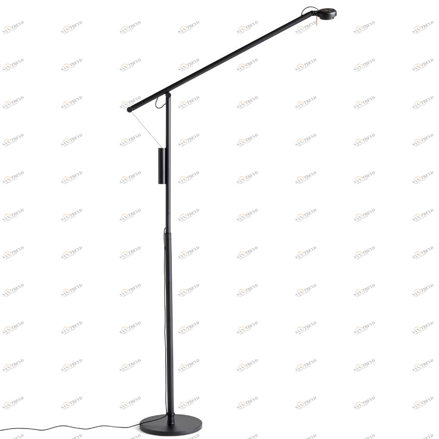 Лампа напольная Fifty-Fifty, черная Hay 410213BLACK