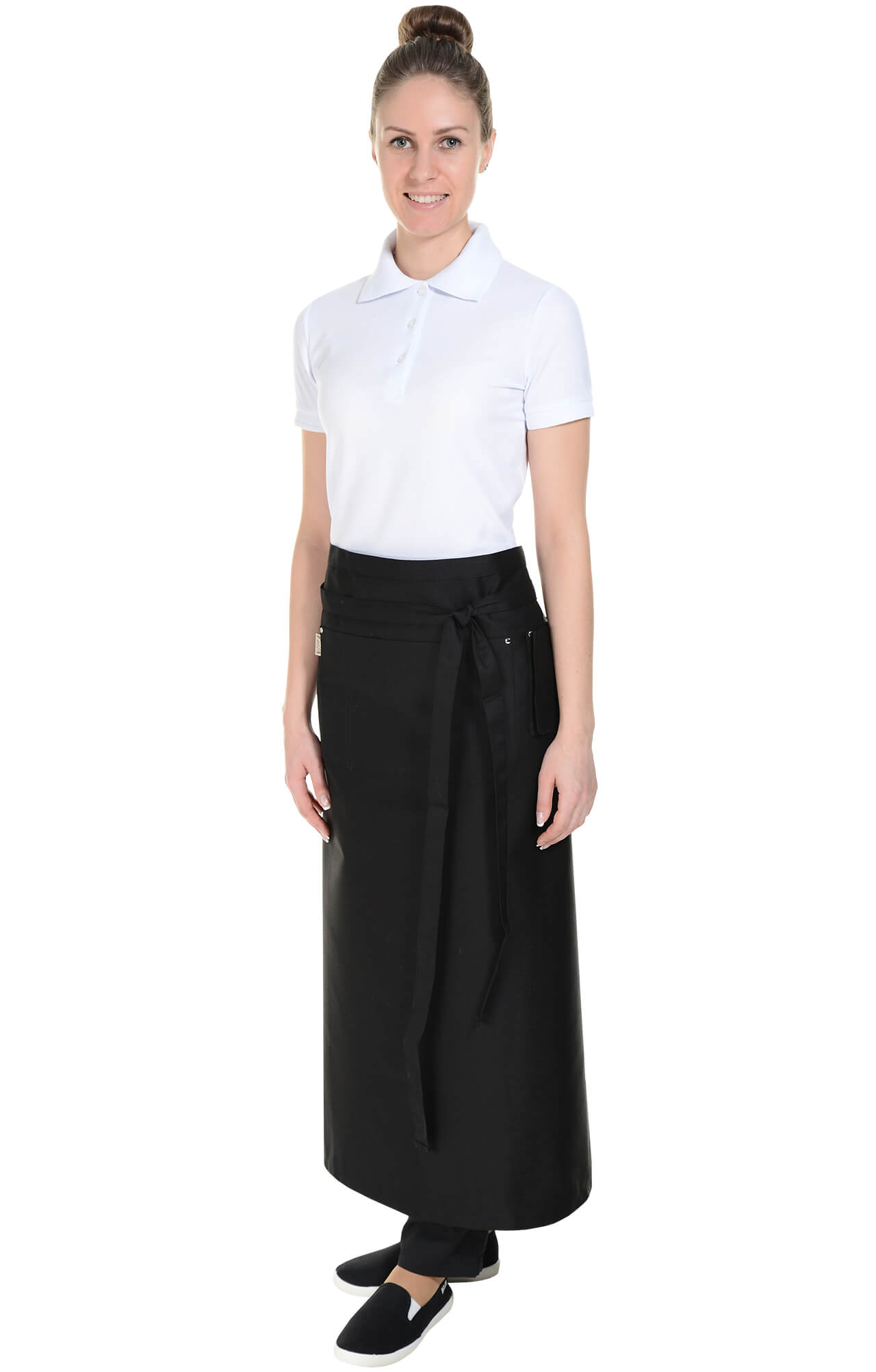 59986 Фартук  удлиненный, цвет black RICON  Одежда для официантов  размер  - Вид №13