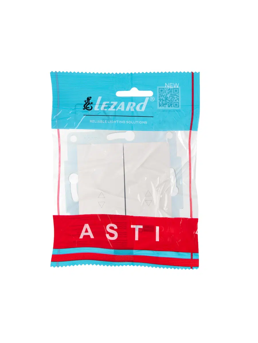 ASTI Выключатель проходной 2-ой крем механизм LEZARD 7081-0388-106 - Вид №3