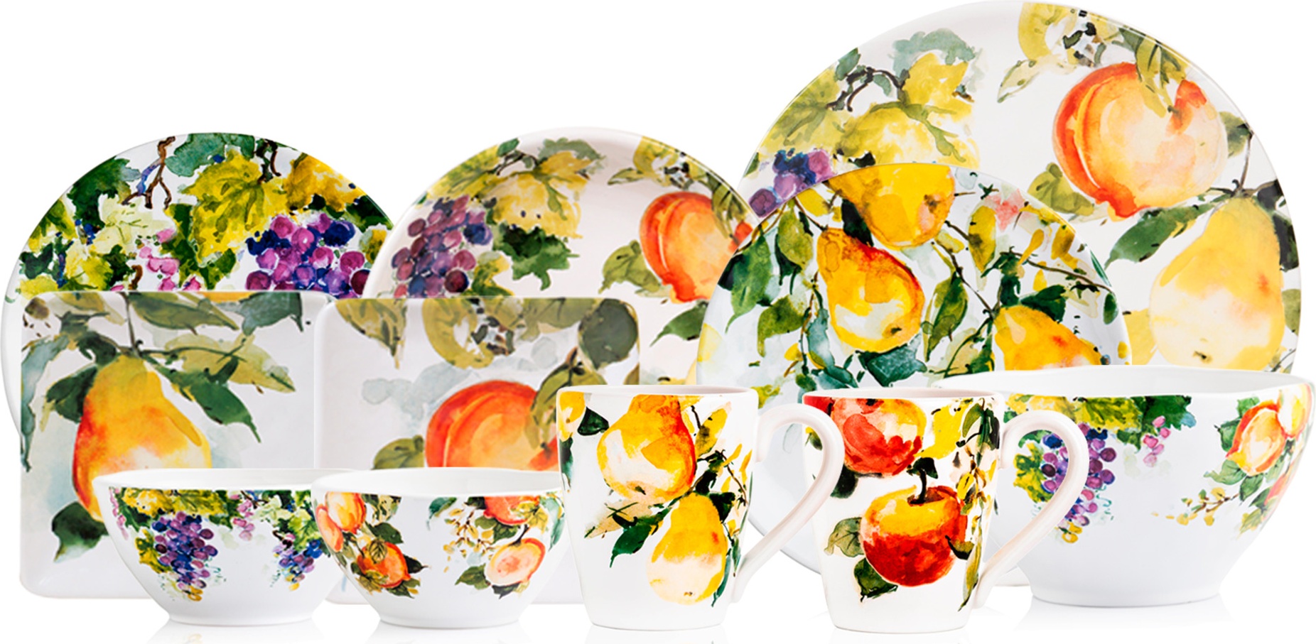 10655236 Certified International Сервиз чайно-столовый Certified Int. Амброзия на 4 персоны 26 предметов, керамика Керамика 