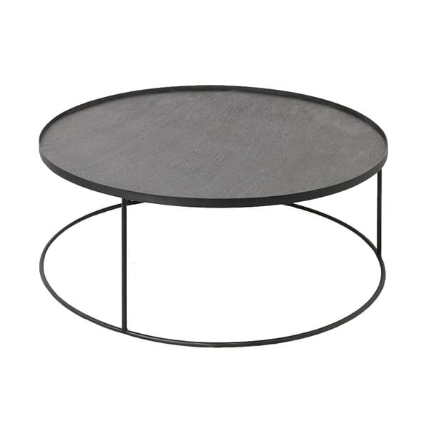 Круглый деревянный журнальный столик для гостиной Ethnicraft ROUND TRAY TABLE ARCH-00023766 - Вид №1
