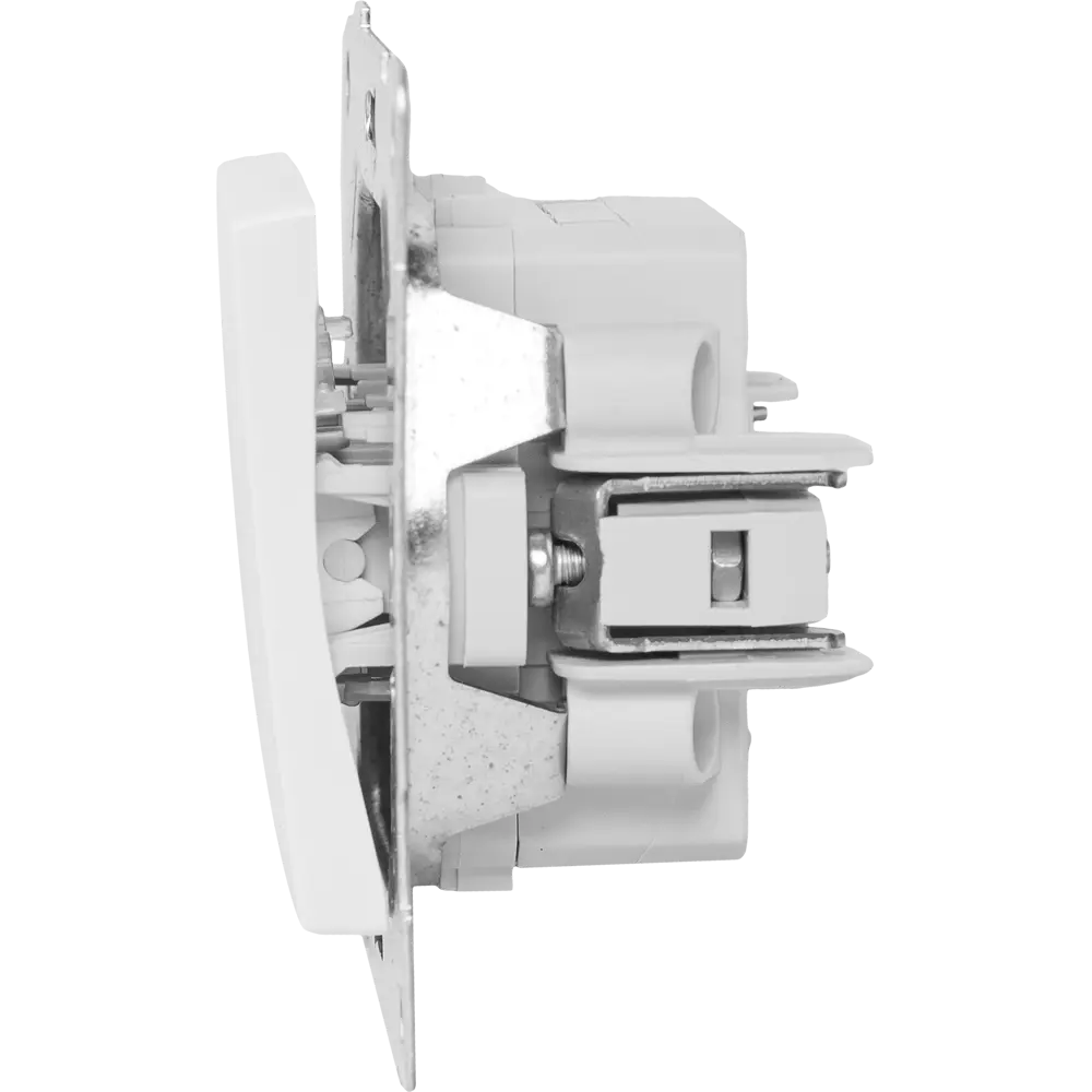 Выключатель GUSI Electric двухклавишный с подсветкой для скрытого монтажа 83864211 Ugra STLM-0045150 - Вид №3