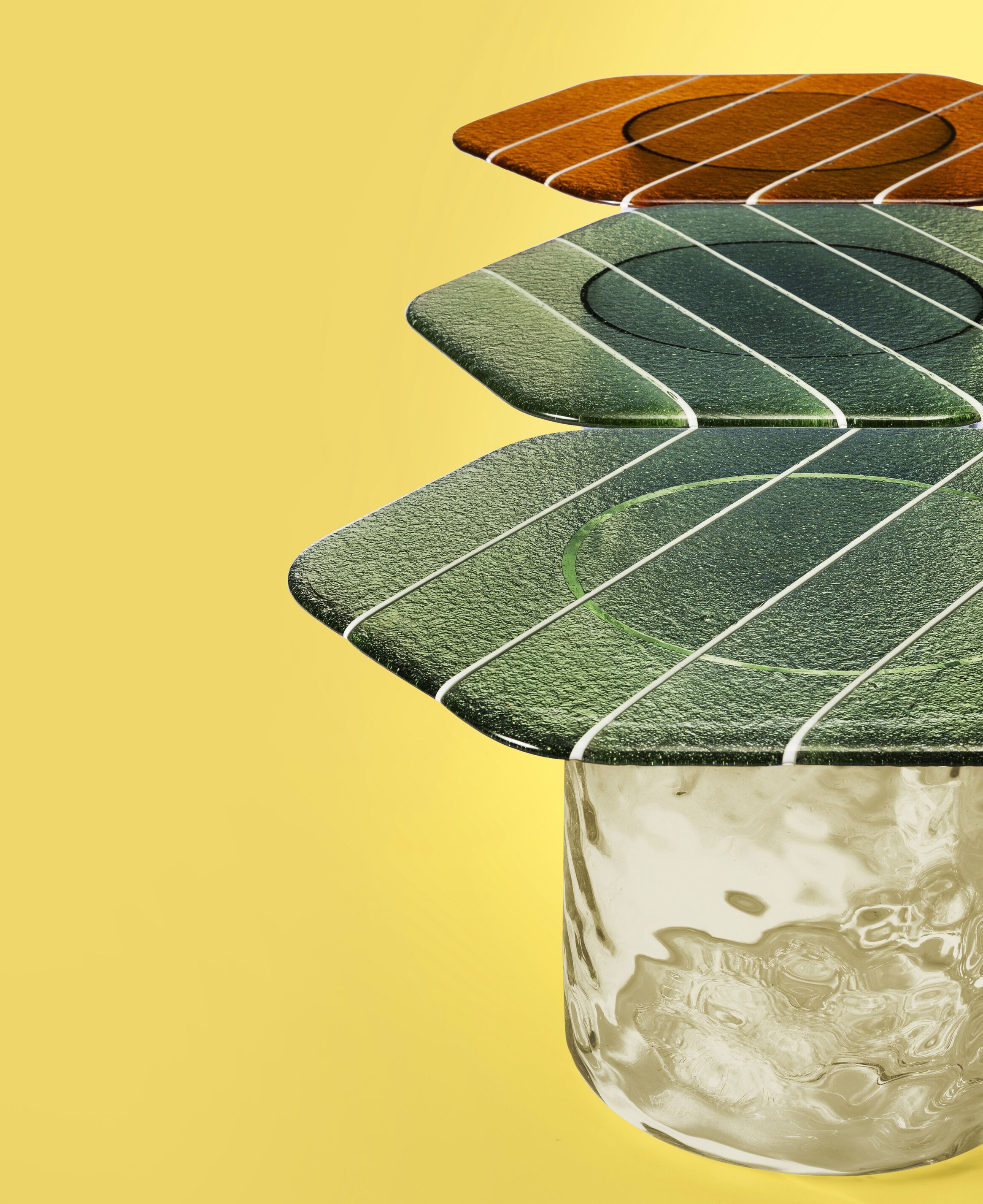 Журнальный столик из муранского стекла Miniforms Striche ARCH-00101678 - Вид №8