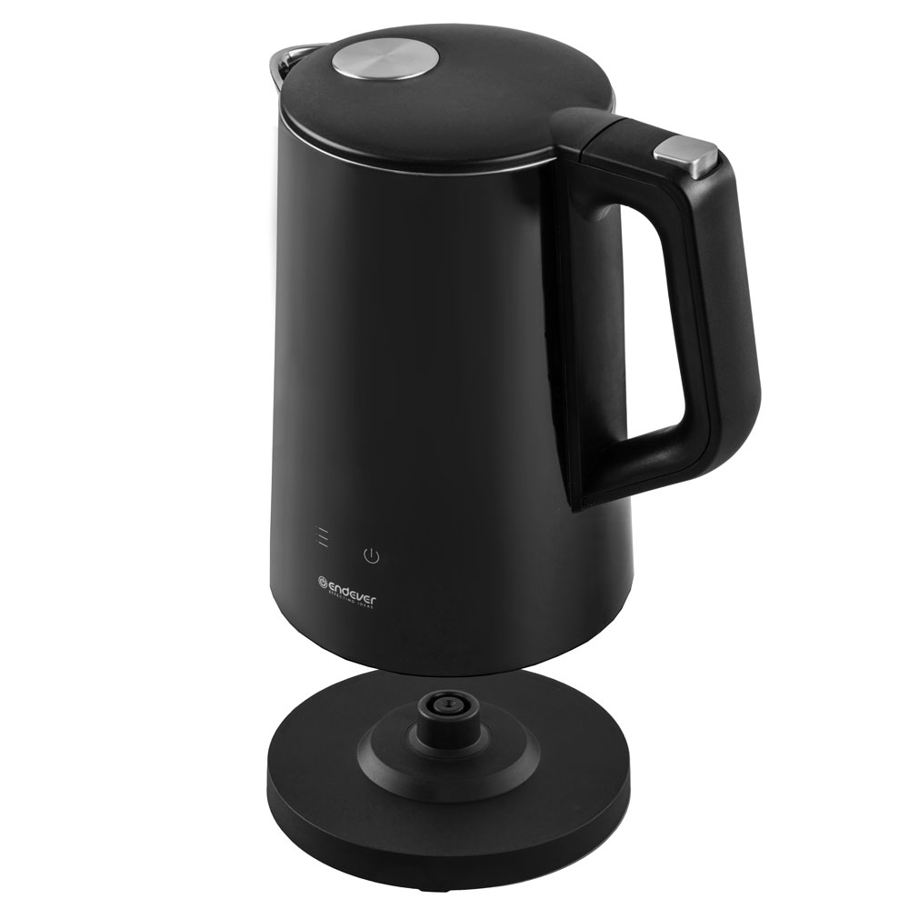 9973840 Электрочайник Endever Skyline KR-258S черный STDN-0056401 - Вид №4