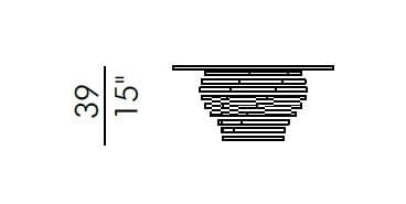 Круглый мраморный журнальный столик с металлическим основанием EFORMA Rotolo ARCH-00098781 - Вид №2