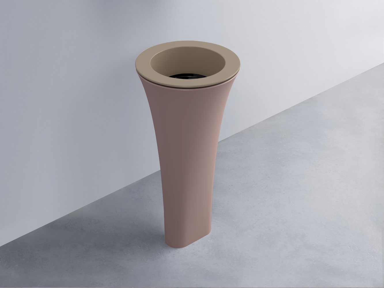 AMLA45-AN+AMPILT-N+AMCOLT-CP Раковина Amedeo Tondo отдельностоящая cielo Enjoy + Amedeo Ceramica Cielo