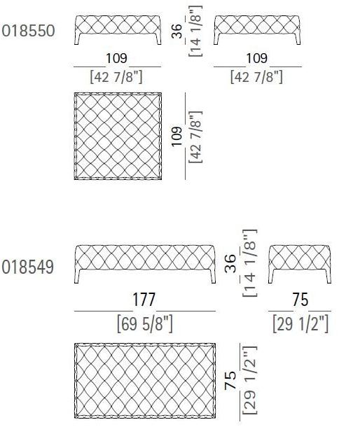 Arketipo Кожаный диван с тафтингом Windsor sun-id-1493208 - Вид №7