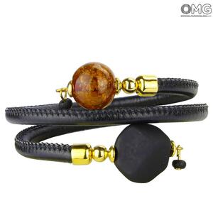 4767 ORIGINALMURANOGLASS Браслет Беззаботность - Коллекция Antica Murrina - муранское стекло Original Murano Glass OMG 8 см