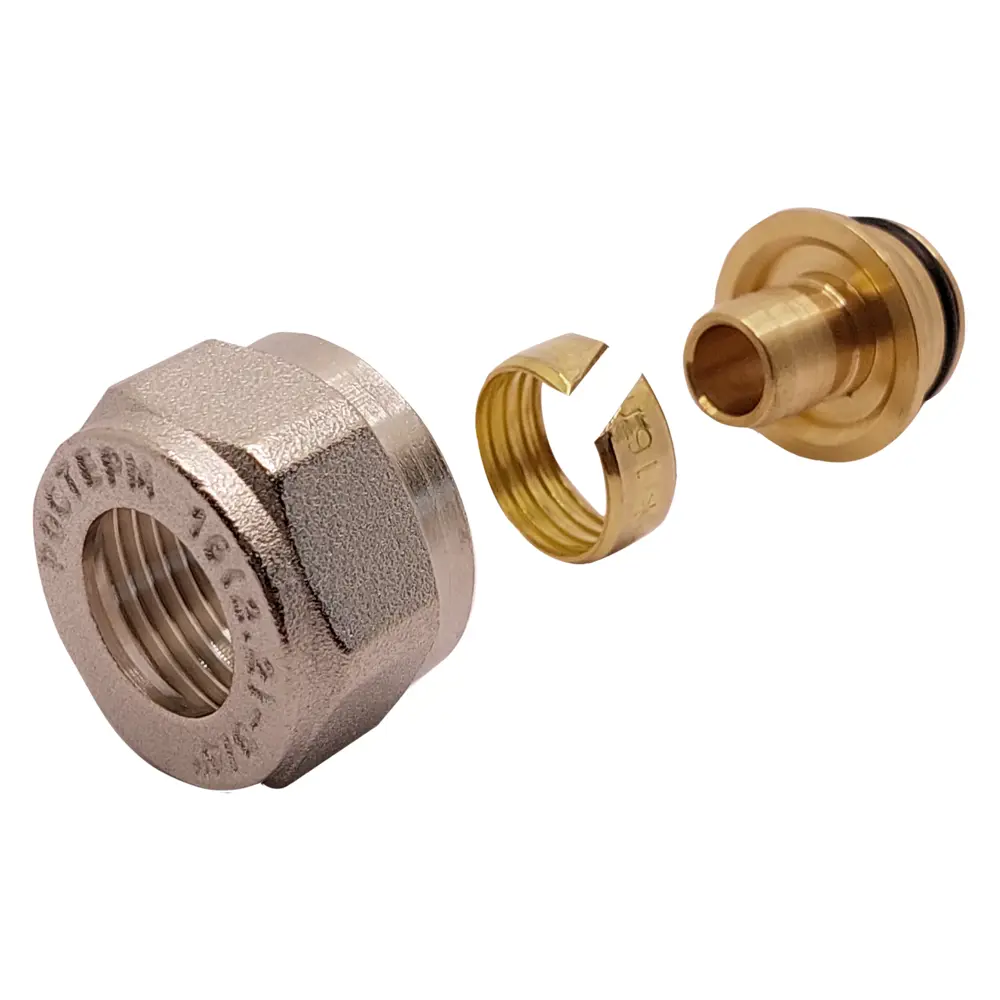 Евроконус РОСТЕРМ 16x2.2 мм для труб PE-X с резьбой 3/4" 84341406 STLM-0048677