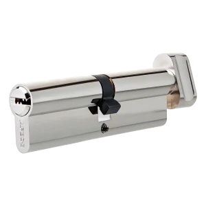 Цилиндр Apecs SM-90(40C/50)-C-NI, 40x50 мм, ключ/вертушка, цвет никель 82379229 STLM-2046487