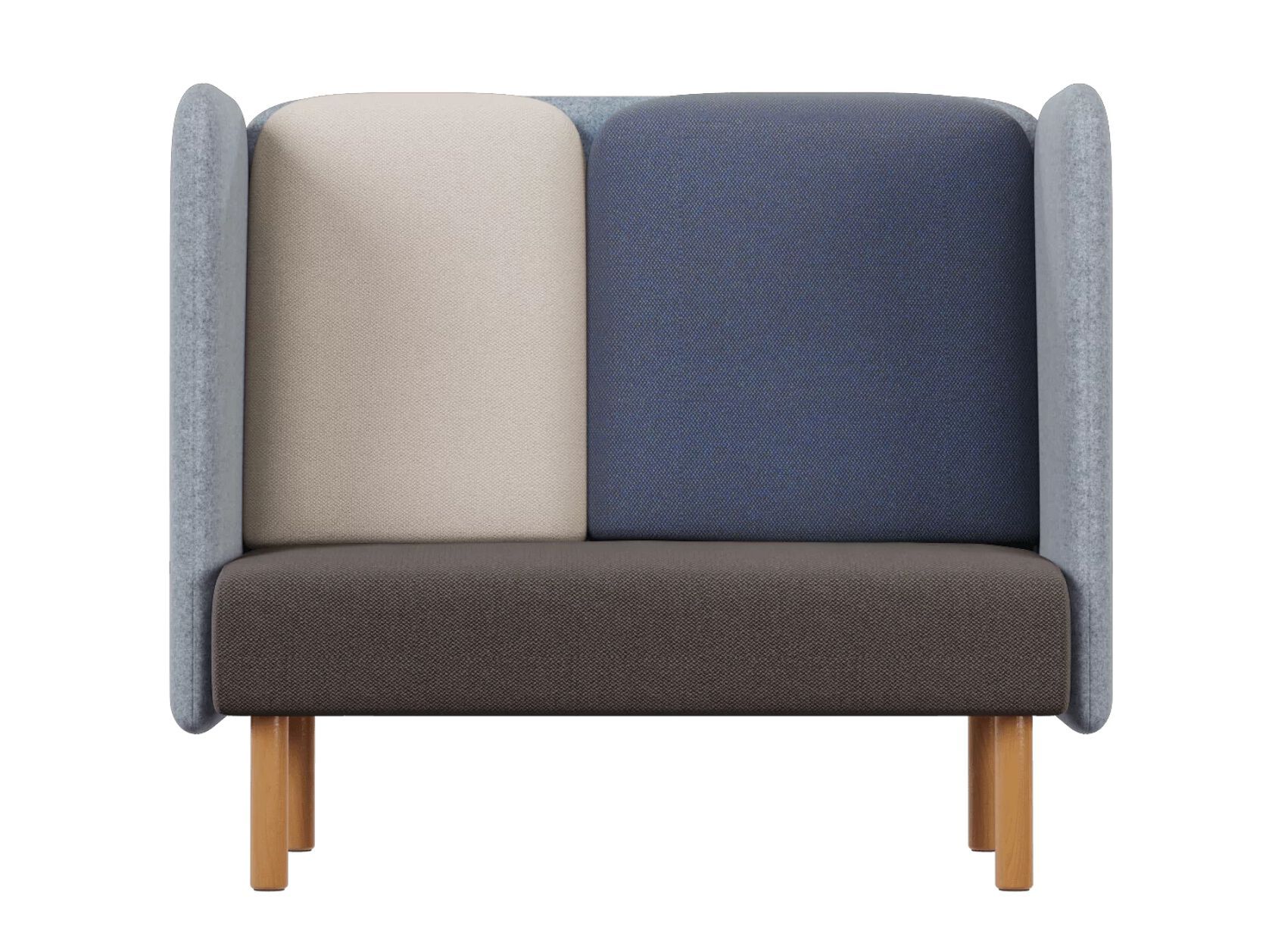 2-местный тканевый диван с огнестойкой обивкой Intuit by Softrend август ARCH-00114520