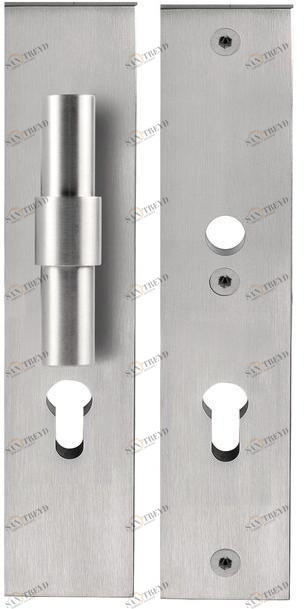 Formani Ручка для входной двери на пластине из нержавеющей стали One Pb20 28-50m /kt /y72