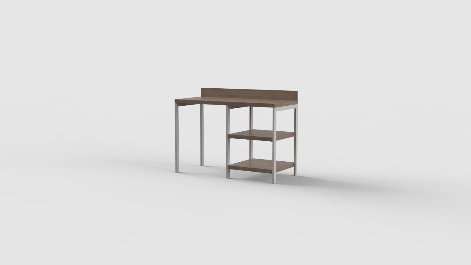 Прямоугольный стол с полками для контракта Mobilspazio ARCH-00076414 - Вид №39