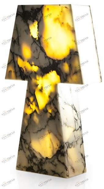 SAGEVAN MARMI Настольная лампа из мрамора Naturaluce sun-id-1482368