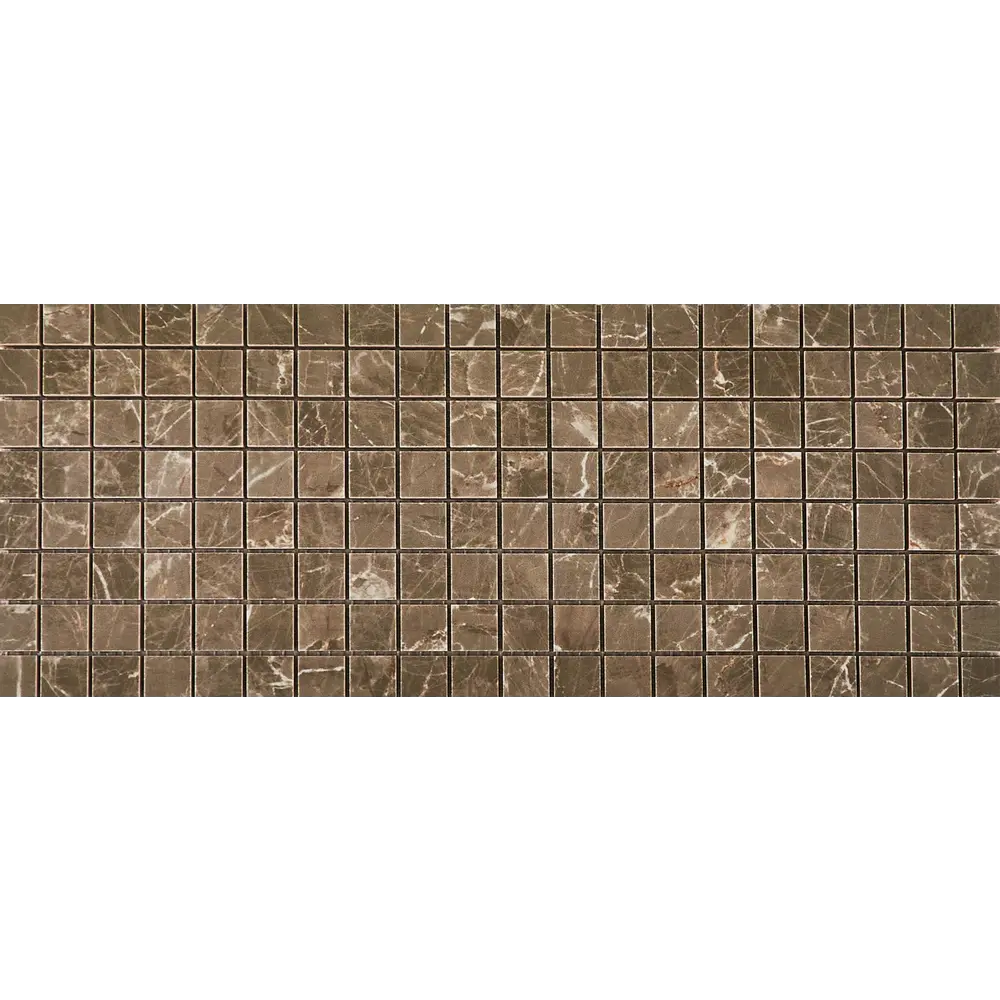 Декор настенный Kerama Marazzi Фоджа 20x50 см глянцевый цвет коричневый мозаика 84407403 STLM-2084789