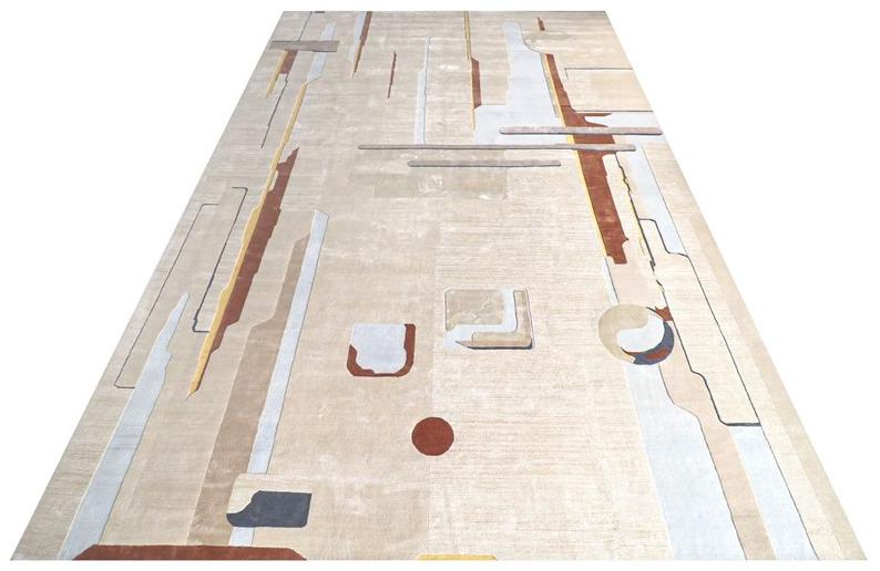 Tapis Rouge Прямоугольный коврик ручной работы Abstraction Tr1297 - Вид №4