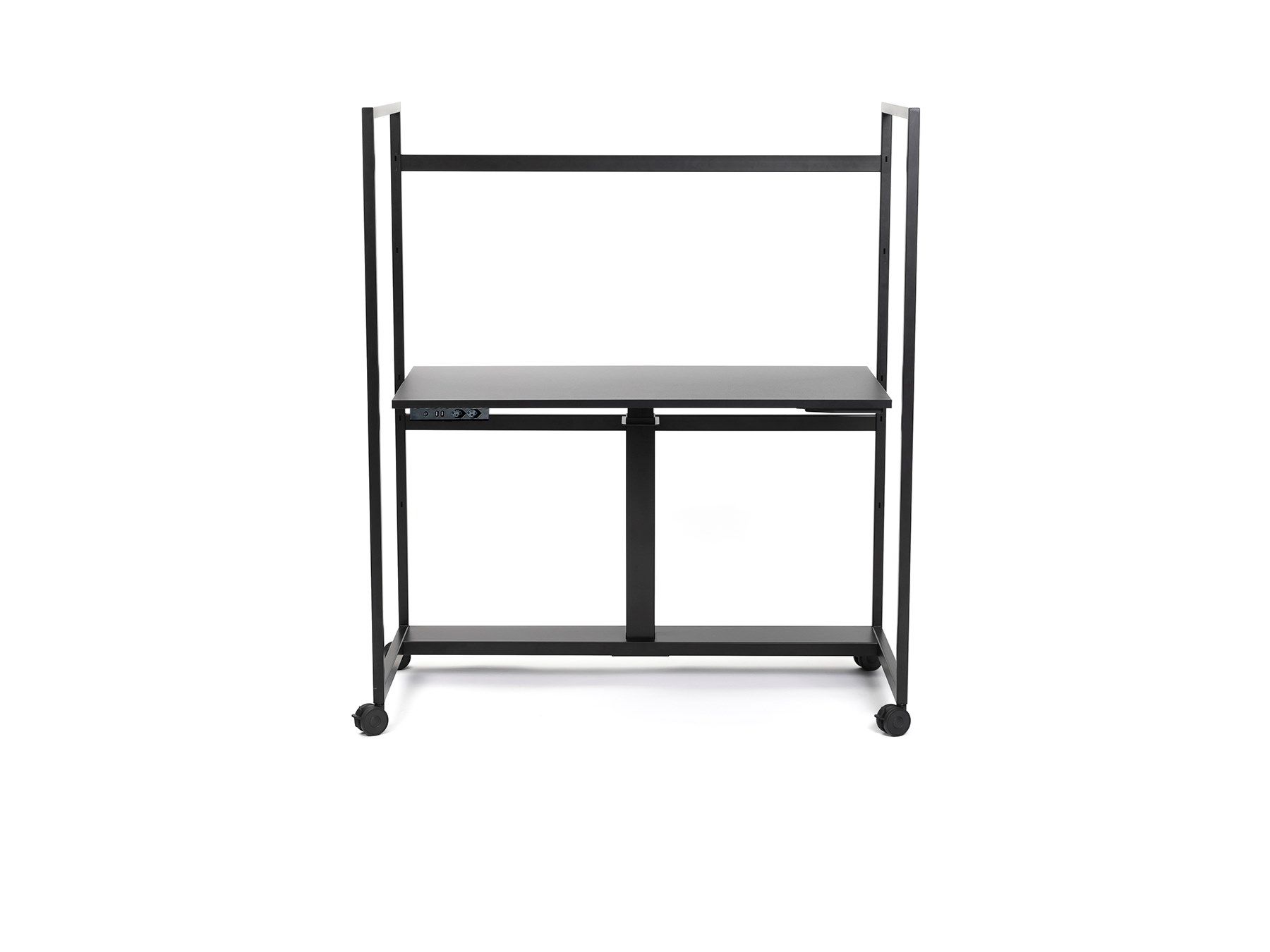 Рециркулированный ПЭТ регулируемая высота стол на колесах с электрической розеткой ECHOJAZZ MCART ARCH-00131553 - Вид №34