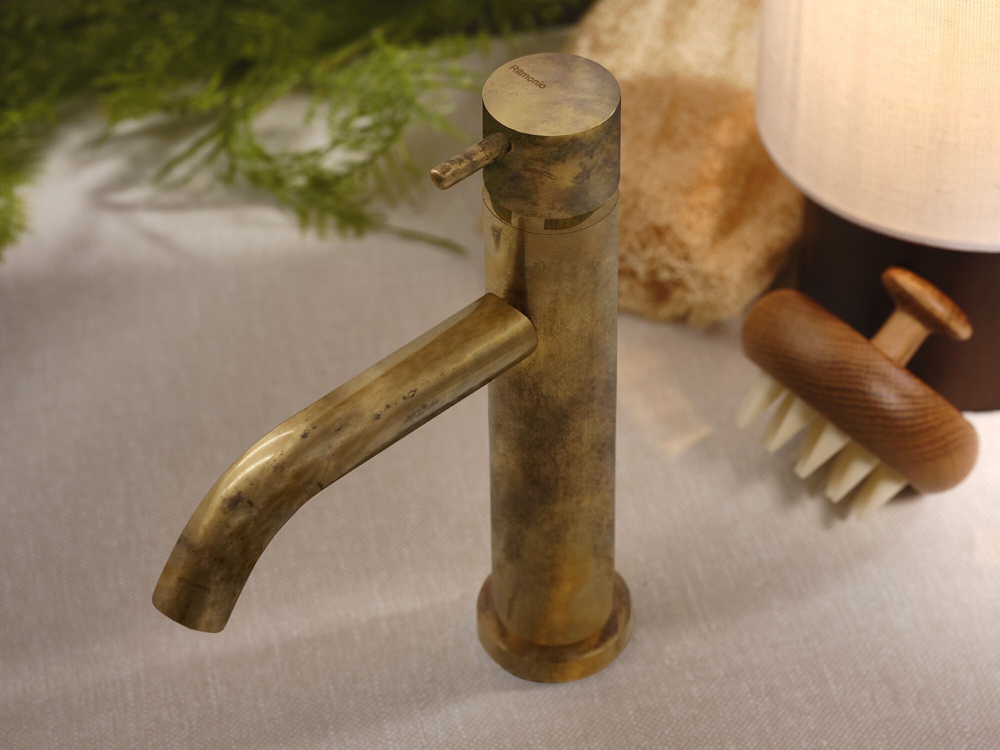 Однорычажный смеситель для раковины из латуни Ritmonio Brass ARCH-00115577 - Вид №1