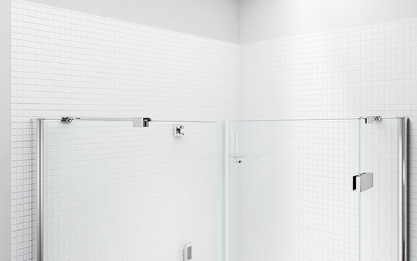 Дверь душевая для установки с боковой панелью S6FB1400CORNH Merlyn 6 Series Хромированный  - Вид №1