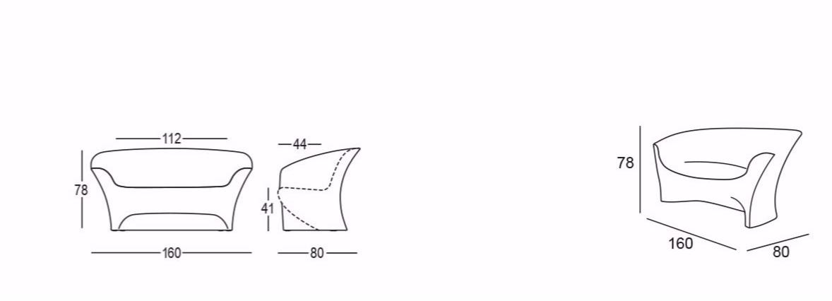 Plust 3-х местный полиэтиленовый диван Ohla sun-id-1467047 - Вид №12