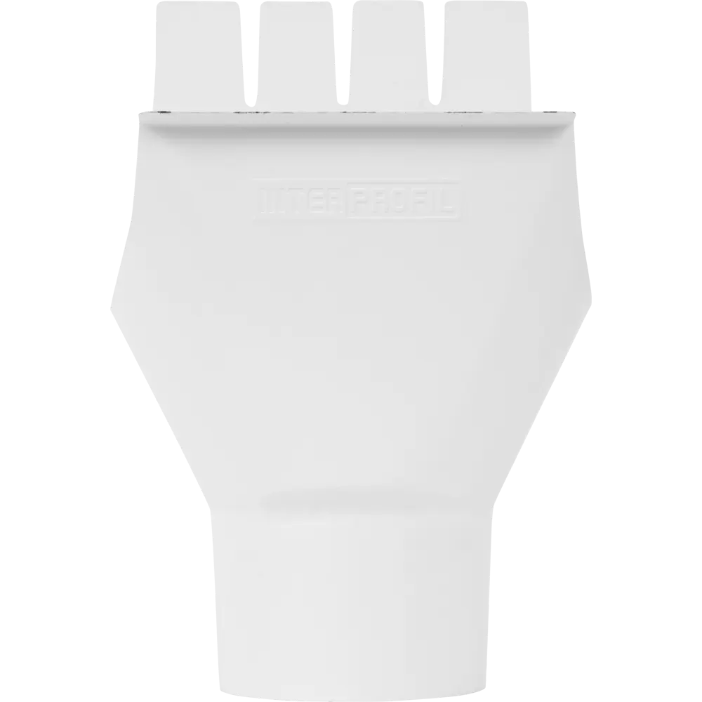10011010 Воронка 125x90 мм цвет белый STLM-1016129 ИНТЕРПРОФИЛЬ  - Вид №3