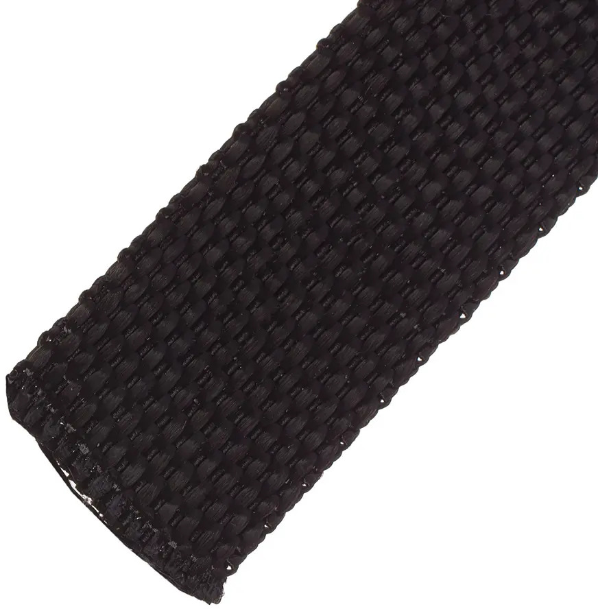 СТРОЙБАТ Полипропиленовый ремень 25 мм чёрный 5 м - универсальный крепёж для грузов 17667493