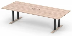 Howe Прямоугольный деревянный стол для совещаний с регулируемой высотой Mn table series