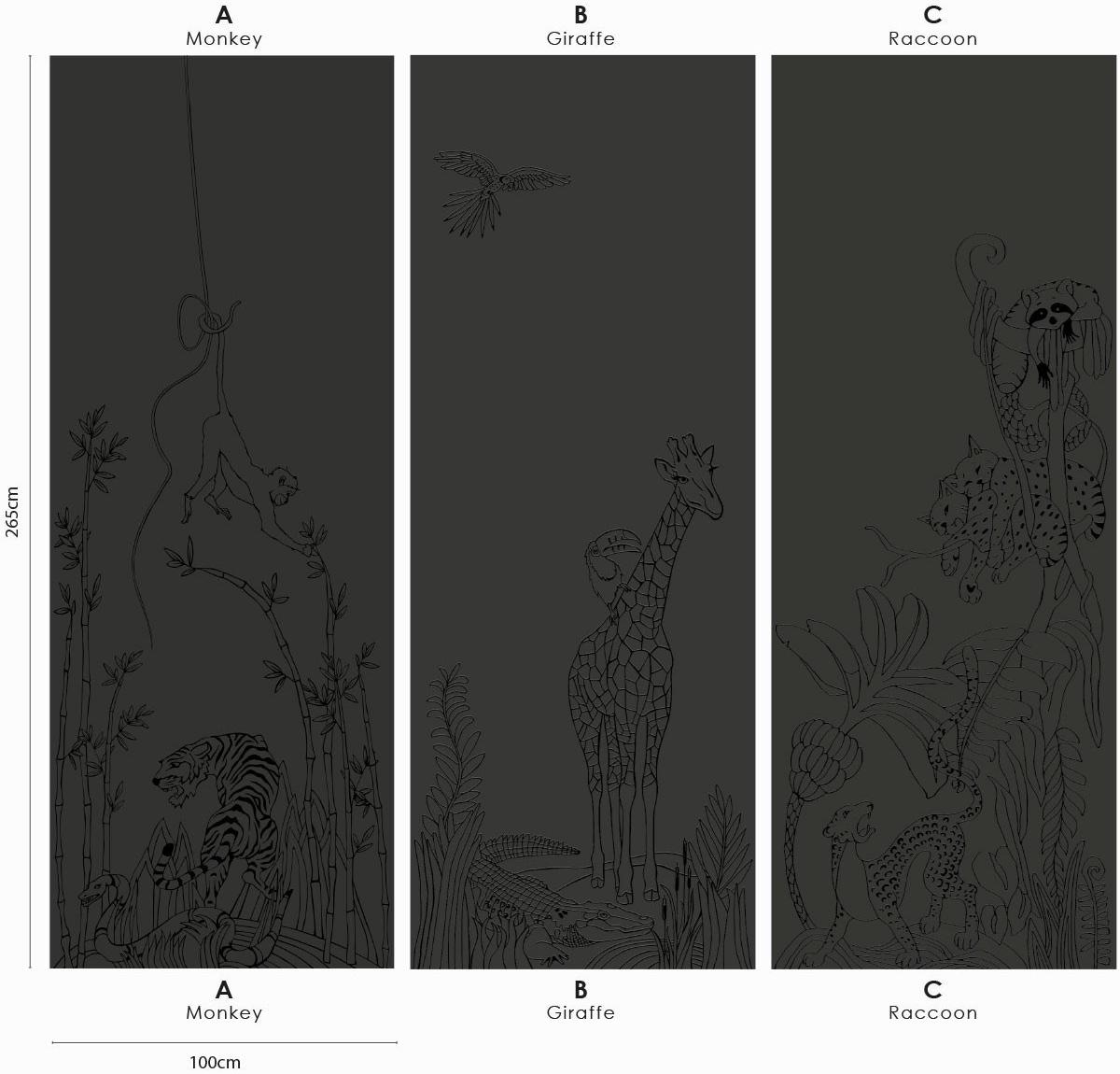 Groovy Magnets Магнитные виниловые обои Chalkboard Kmb-ju-gi-bl - Вид №4