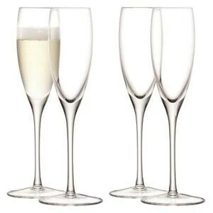 Набор из 4 бокалов-флейт для шампанского Wine 150 мл