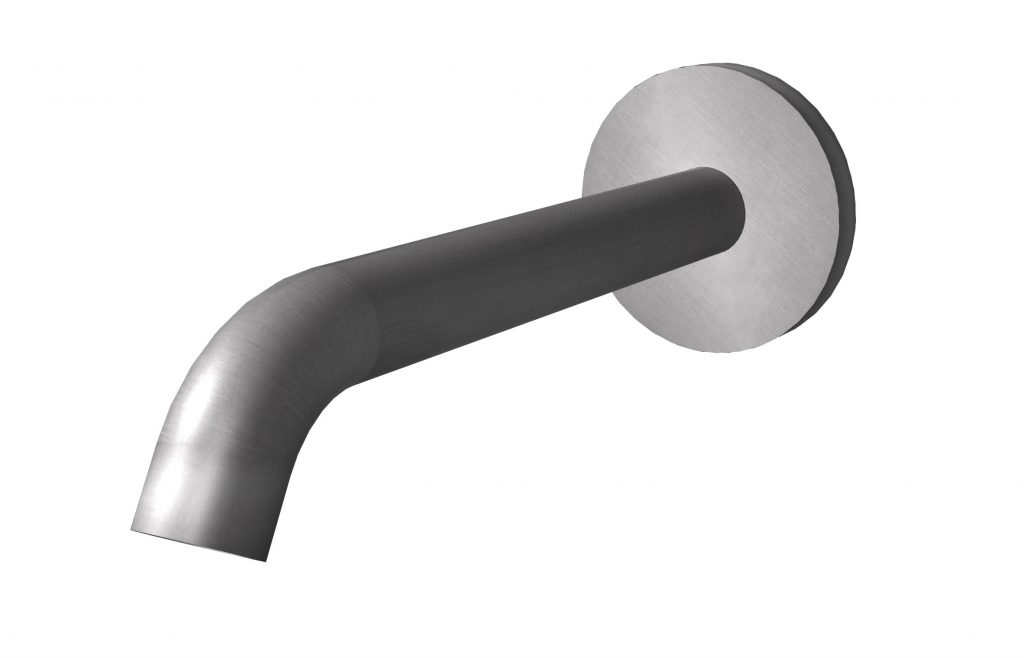 70989 INOX Матовая нержавеющая сталь 316 180 мм, ø 21 мм. носик. Bongio Time2020 Complements 