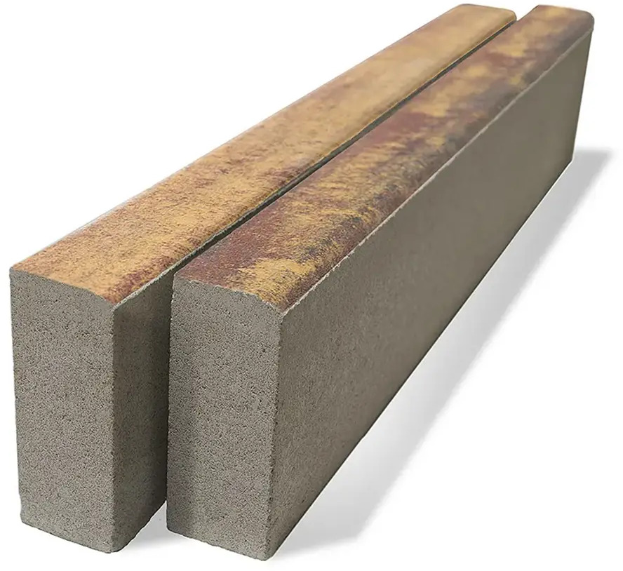 Бордюр тротуарный BRAER для зонирования ландшафта 1000x80x200 мм Мальва 84433170