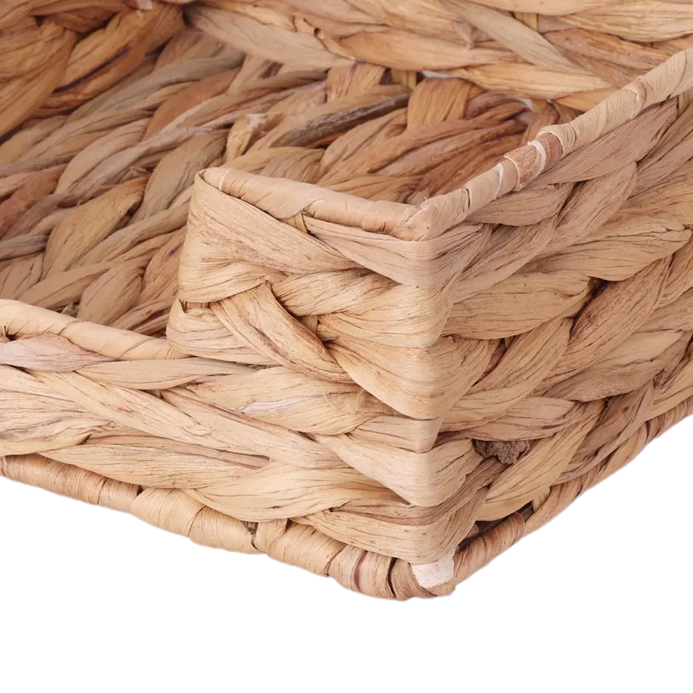Корзина Konsensa 22x8x22 см водяной гиацинт цвет бежевый 89439479 STLM-2138123  - Вид №1