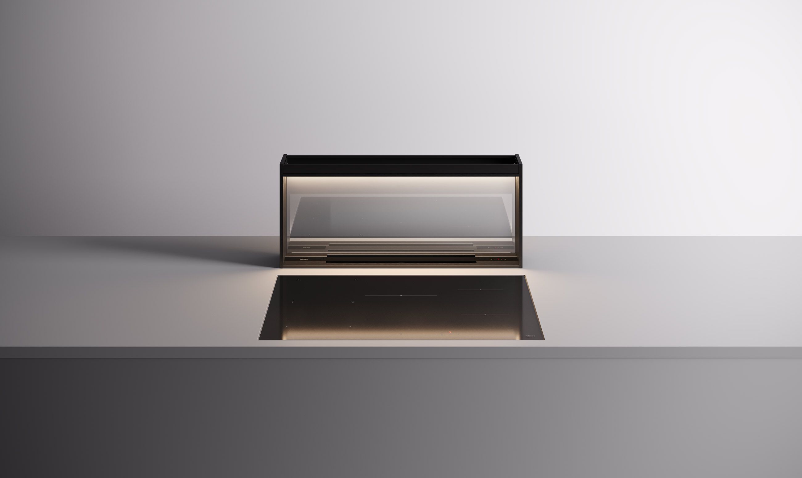 Алюминиевый вытяжной шкаф со встроенным освещением Falmec Elements ARCH-00015005 - Вид №4