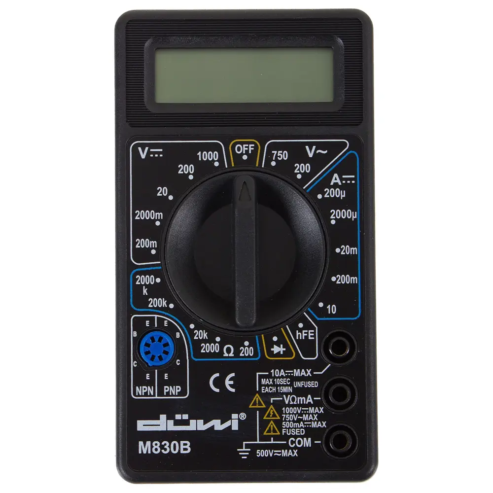 Цифровой мультиметр DUWI M830B для точных электроизмерений 18848835 STLM-0013191