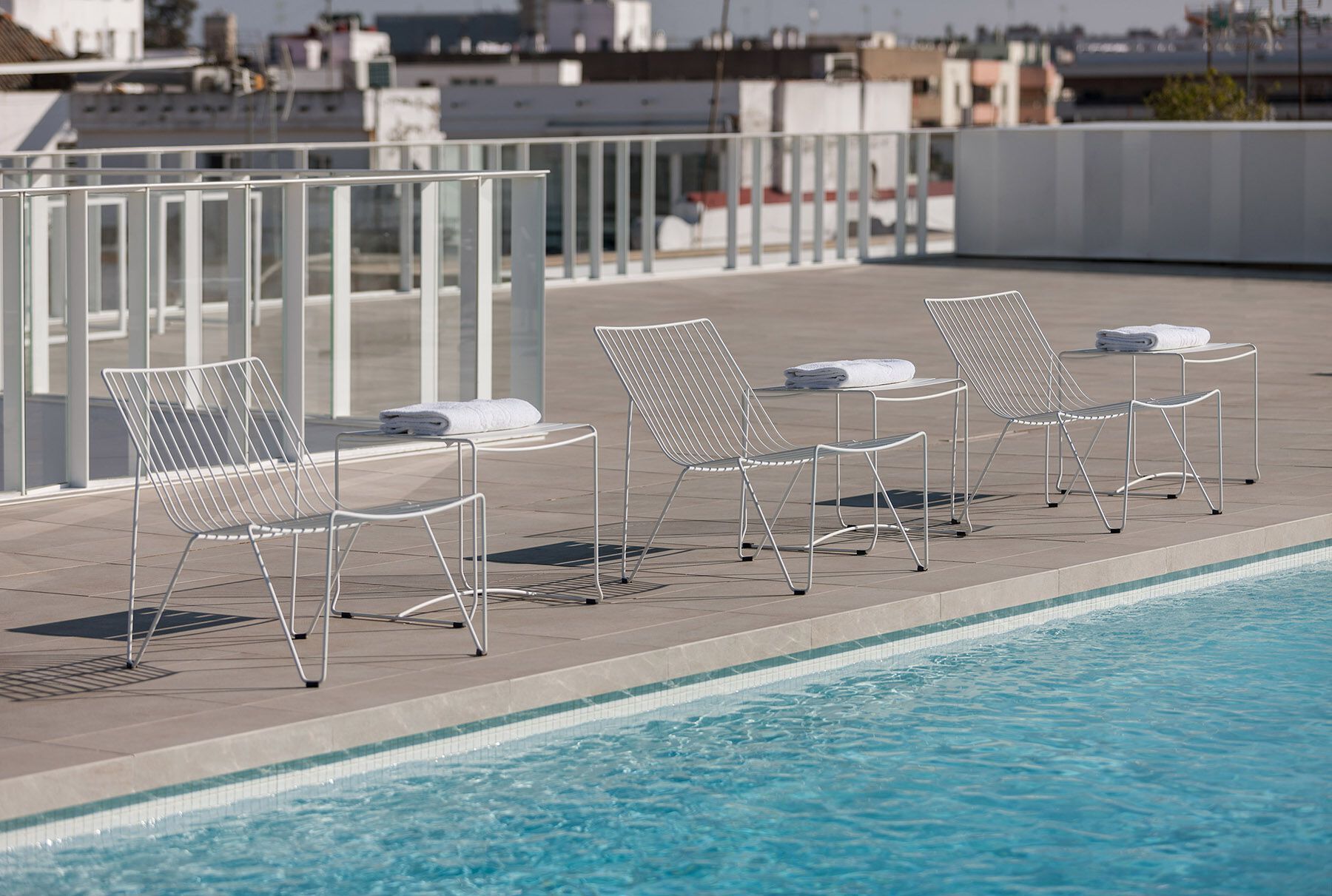 Стальной квадратный садовый стол iSimar ARCH-00049965 - Вид №1