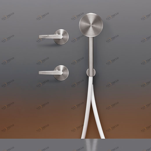 Настенный 2 прогрессивные смесители, установленные для ванной / душа с круглым ручным душем диаметр 80 мм  FLG22H CEADESIGN 