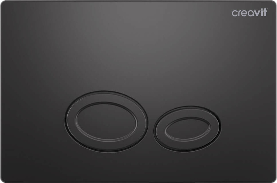 GP2002.04 Кнопка для инсталляции DROP АНТРАЦИТ Creavit Drop - Вид №1